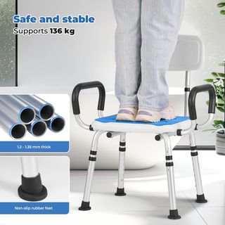 Careboda Silla de Ducha - Silla de baño para Perso