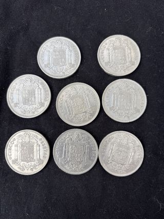 Moneda 5 pts 1949 níquel