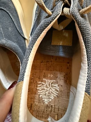 Zapatillas Springfield Talla 44 Azul/Beige