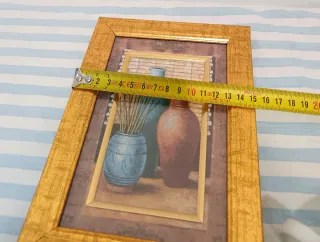 Quadretto con cornice legno dorato