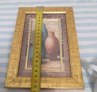 Quadretto con cornice legno dorato