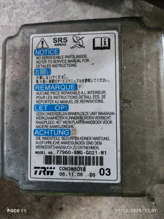 Kit Airbag Honda Civic 2007