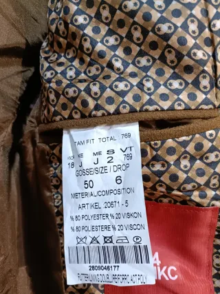 Americana de hombre marrón