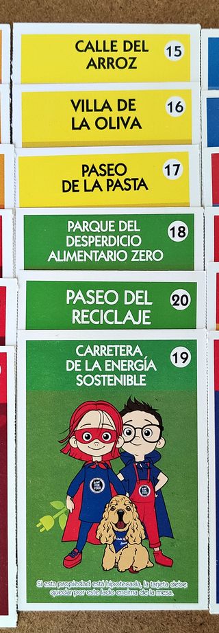 CARTAS CALLES COMPLETA MONOPOLY CARREFOUR