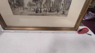 Grabado a color firmado Bayeu