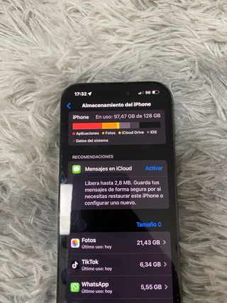 iPhone 15 Pro 128GB Negro