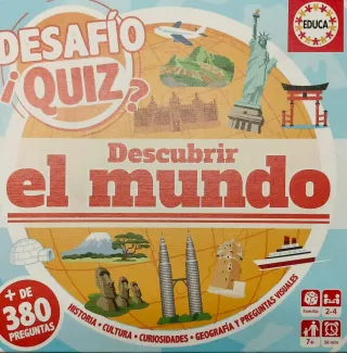 Descubrir el Mundo Juego de Mesa Educa