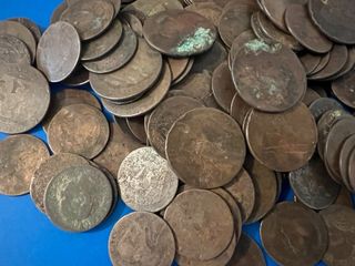 Monedas de cobre antiguas