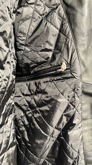 Chaqueta de cuero Schott NYC Negra