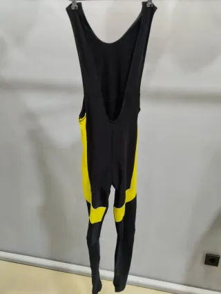 Culote largo ciclismo ETXEONDO negro/amarillo