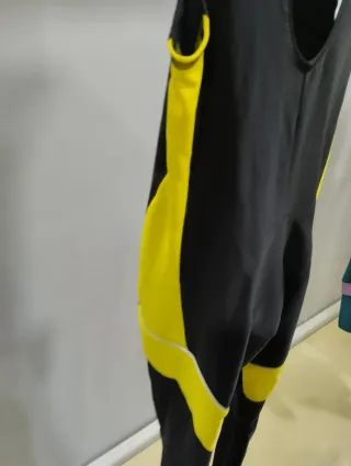 Culote largo ciclismo ETXEONDO negro/amarillo