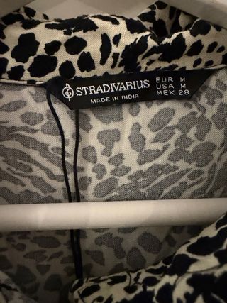 Vestido estampado animal print