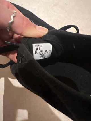 Vans negras classic talla 37