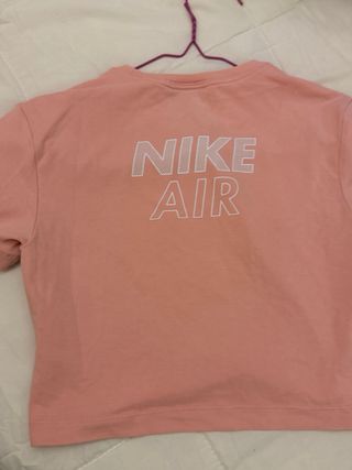 Blusa Nike Air Rosa Crop Top