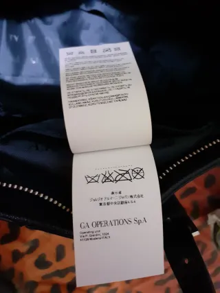 Borsa Armani Jeans Pelle Nera