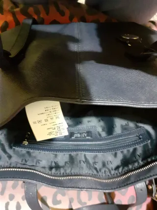 Borsa Armani Jeans Pelle Nera