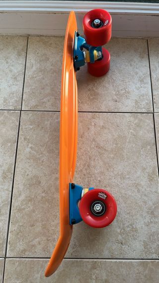 Skate Penny Naranja y Azul
