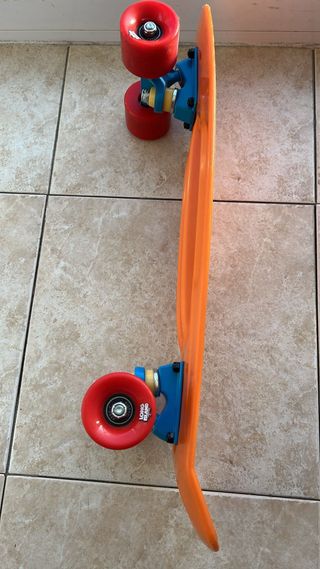 Skate Penny Naranja y Azul