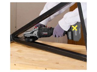 Amoladora angular de cabezal plano recargable 20 V