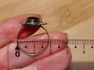 Anillo Plata Granate