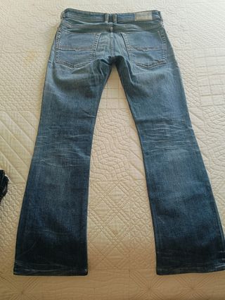 Pantalones Diesel Zatiny Azules bootcut