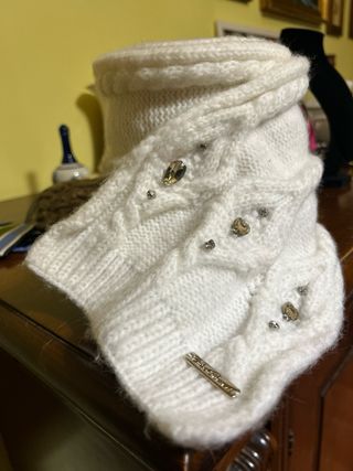 Sciarpa Conte of Florence donna bianca