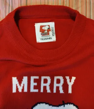 Maglioncino Snoopy Natale Unisex taglia S