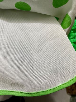 Vestido Flamenco Lunares Verde Talla Única