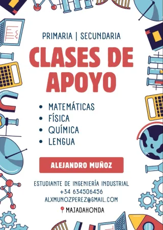 Clases particulares o clases de apoyo para la ESO