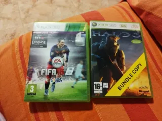 FIFA 16 y Halo 3 Xbox 360