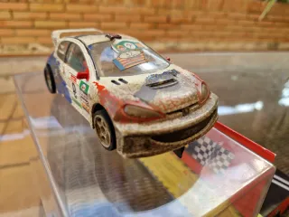 Scalextric Peugeot 206 WRC Rally Muniente/Pujol