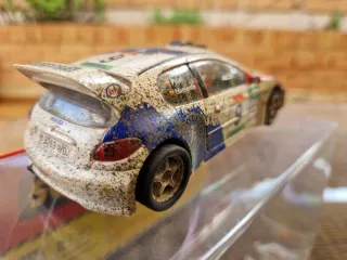 Scalextric Peugeot 206 WRC Rally Muniente/Pujol