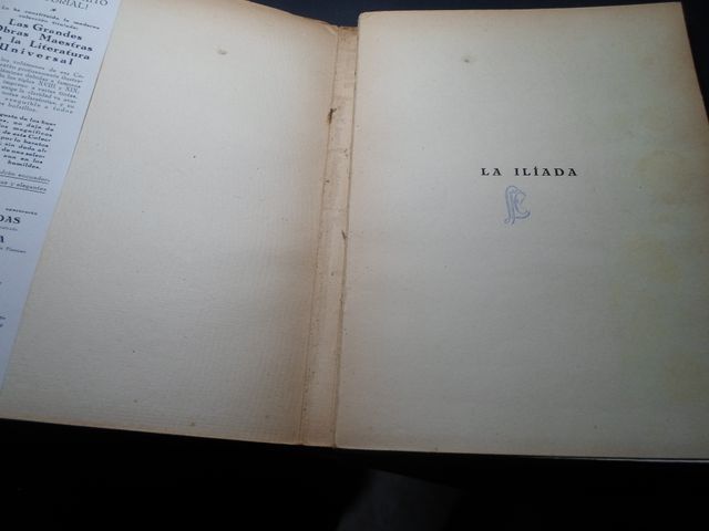 1932 L'Iliade - Omero - Opere Maestre della Letteratura