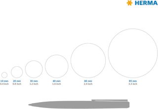 Herma 4387 - Pack de 1200 etiquetas, diámetro 30 m