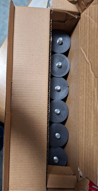 Patas para base tapizada seis patas