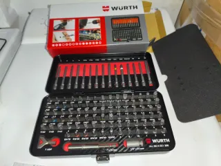 Juego puntas destornillador Wurth estuche metálico