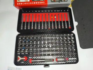 Juego puntas destornillador Wurth estuche metálico
