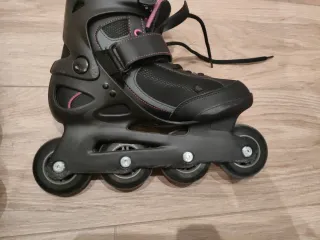 Patines Oxelo Active Fit 3 Negro/Rosa