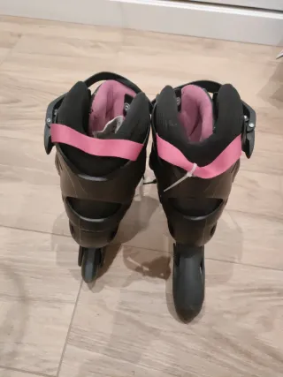 Patines Oxelo Active Fit 3 Negro/Rosa