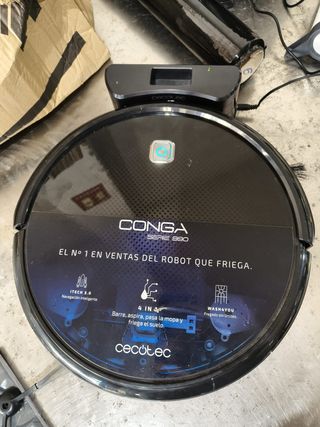 - Cecotec Robot Aspirador y fregasuelo Conga Ser