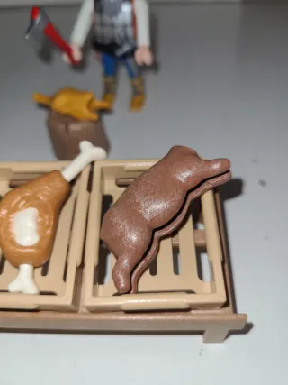 Lote 61. Carnicero playmobil