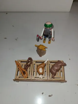 Lote 61. Carnicero playmobil