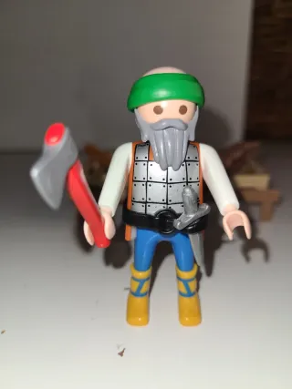 Lote 61. Carnicero playmobil