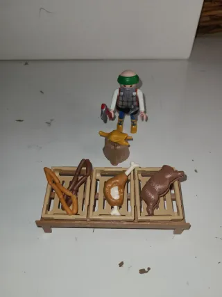Lote 61. Carnicero playmobil