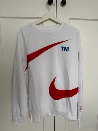 Sudadera Nike Blanca y Roja
