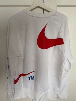 Sudadera Nike Blanca y Roja