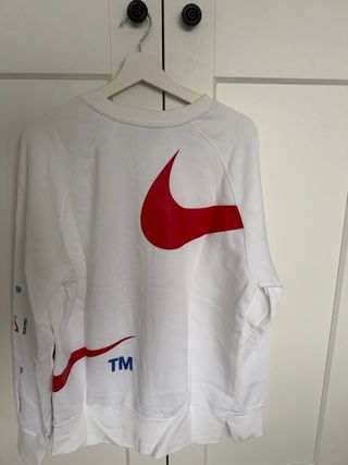Sudadera Nike Blanca y Roja