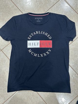 T-shirt Tommy Hilfiger M Nero Rosso