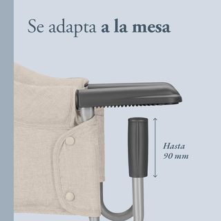 Inglesina Fast, Asiento de Mesa Plegable, Gris Osc