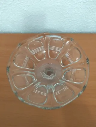 Frutero de cristal vintage, más de 100 años
